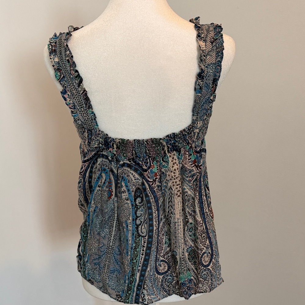 ba&sh Multicolor Ruffled Blouse - Picture 3 of 3